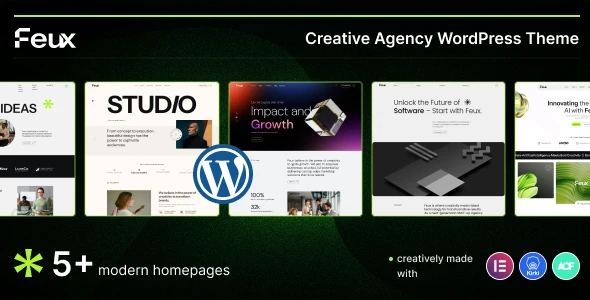 Feux – Creative Digital Agency WordPress Theme